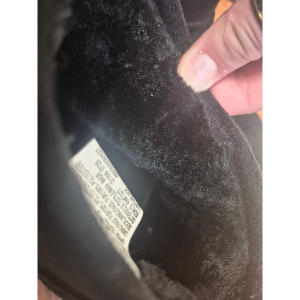 Sonoma Boots Womens Size 7 Black Lupita Fur Lined Warm Faux Suede NWT ss - Picture 5 of 8